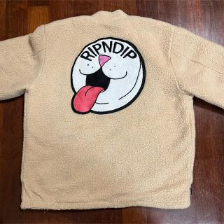 Supreme - RIPNDIP リップンディップ ボアジャケット 猫刺繍の通販 ...