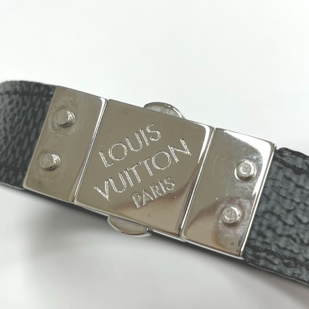 LOUIS VUITTON(ルイヴィトン)のルイヴィトン M6606E ブレスレット ブラック  LOUIS VUITTON チェックイット グラフィット メンズのアクセサリー(ブレスレット)の商品写真