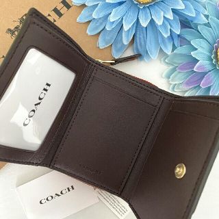 新品 訳あり☆COACH(コーチ) レッド パイソン レザー 折り財布