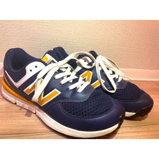 新品 new balance ゴルフシューズ ネイビー 紺