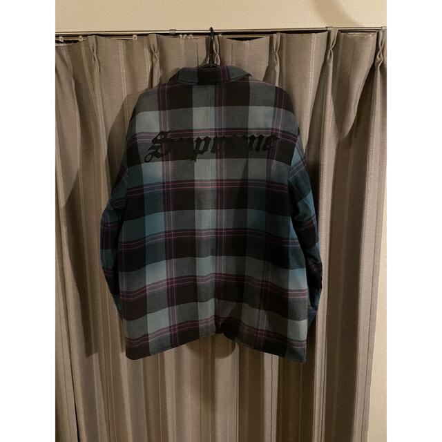 Supreme(シュプリーム)のSupreme Quilted Flannel Shirt Lサイズ メンズのトップス(シャツ)の商品写真