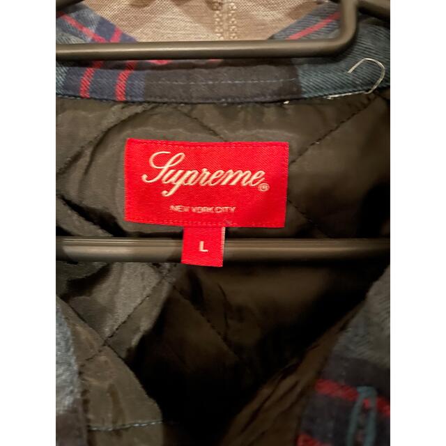 Supreme(シュプリーム)のSupreme Quilted Flannel Shirt Lサイズ メンズのトップス(シャツ)の商品写真