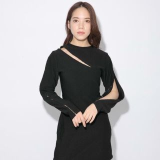 【美品】melt the lady 完売品 ベーシックホックワンピース ブラック