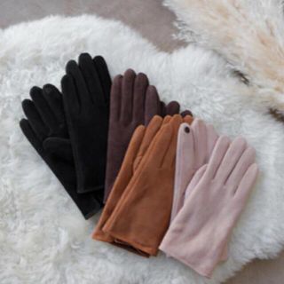 ルームサンマルロクコンテンポラリー(room306 CONTEMPORARY)の★本日限定値下げ★Suede Leather Glove BLACK(手袋)