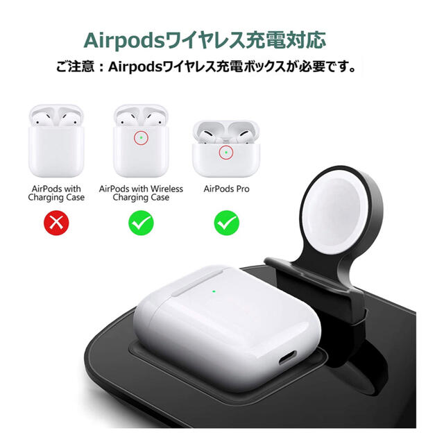 ❤️大特価❤ワイヤレス充電器 3in1 急速充電 ケースのまま 充電無線 ...