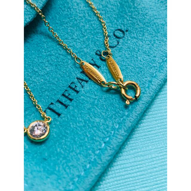 Tiffany & Co.(ティファニー)のティファニー イエローゴールド ダイヤモンド バイザヤード ネックレス レディースのアクセサリー(ネックレス)の商品写真