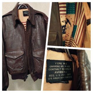 アヴィレックス(AVIREX)のAVIREX type A-2 leather Jacket(フライトジャケット)