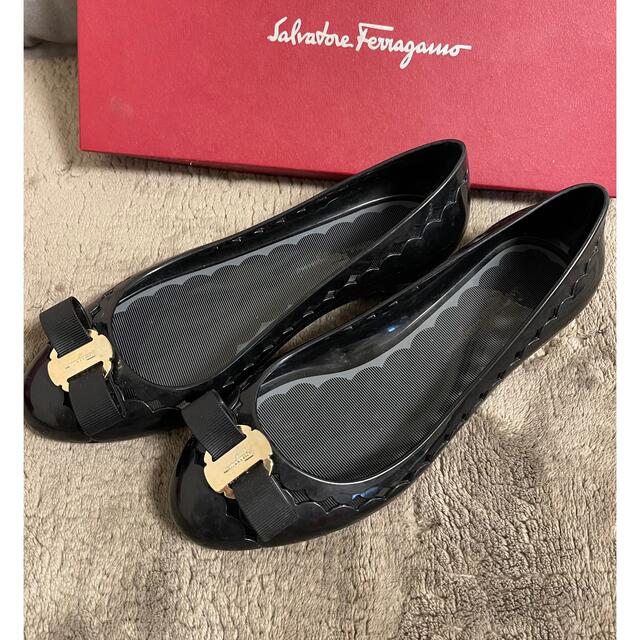 Salvatore Ferragamo - 美品サルヴァトーレフェラガモ ラバーパンプス