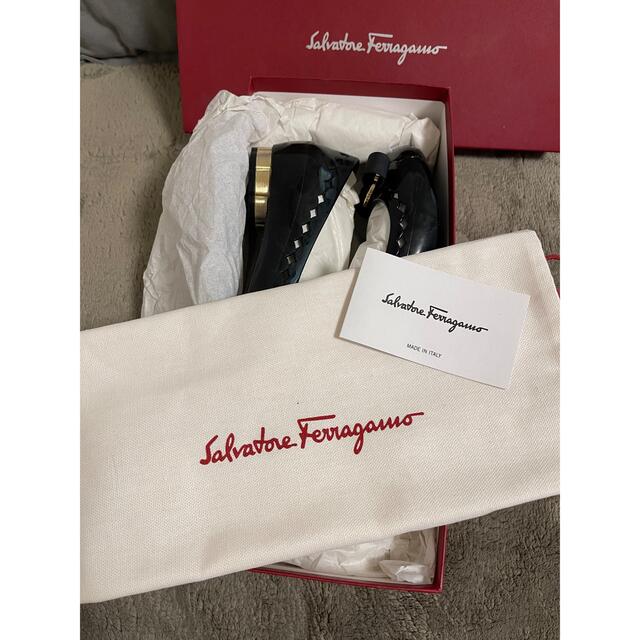 Salvatore Ferragamo - 美品サルヴァトーレフェラガモ ラバーパンプス