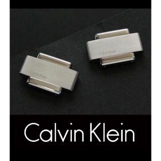 カルバンクライン(Calvin Klein)の8445◆CKカルバンクライン◆カフス◆シルバー◆カフスボタンカフリンクス◆新品(カフリンクス)