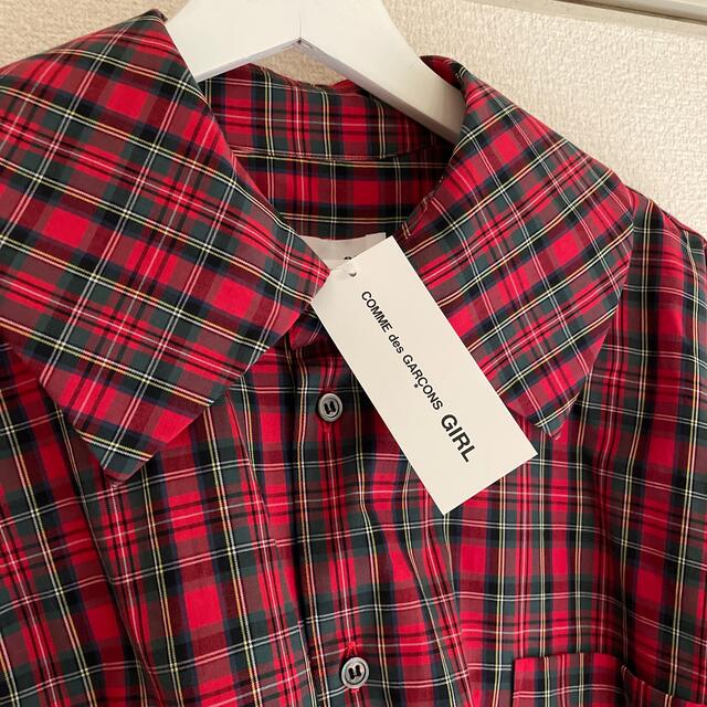 COMME des GARCONS(コムデギャルソン)のコムデギャルソンガール タータンチェックオーバーシャツ レディースのトップス(シャツ/ブラウス(長袖/七分))の商品写真