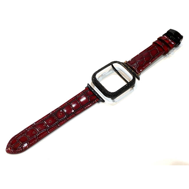  アップルウォッチ用カスタムベゼルカバーベルトセット メンズの時計(腕時計(デジタル))の商品写真