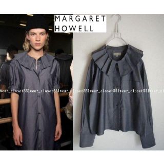 シルバーピーチ Margaret Howell フリルブラウス | tatihome.com