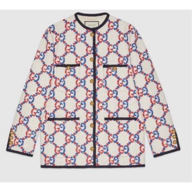 Gucci - GUCCI オーバーサイズ ツイードジャケットの通販 by Navel's