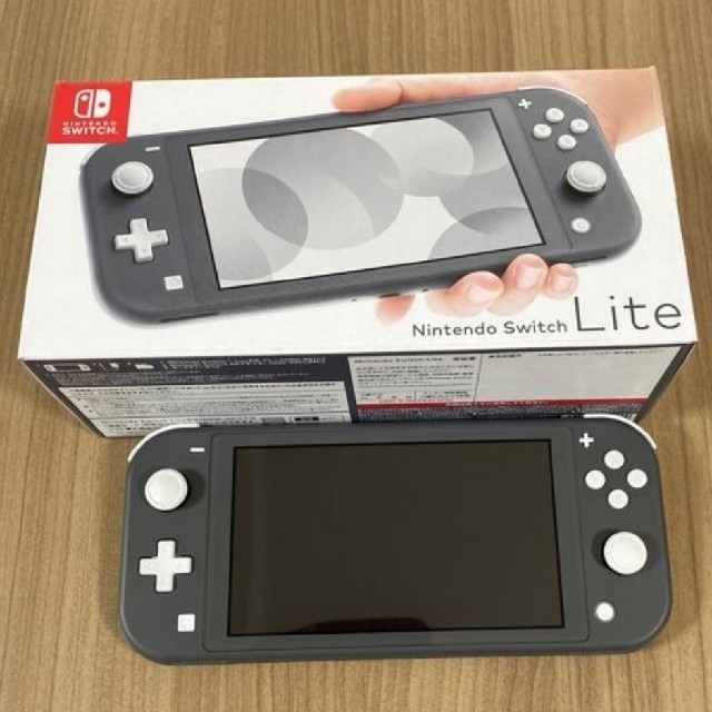 Nintendo Switch(ニンテンドースイッチ)の任天堂 Switch lite グレー エンタメ/ホビーのゲームソフト/ゲーム機本体(携帯用ゲーム機本体)の商品写真