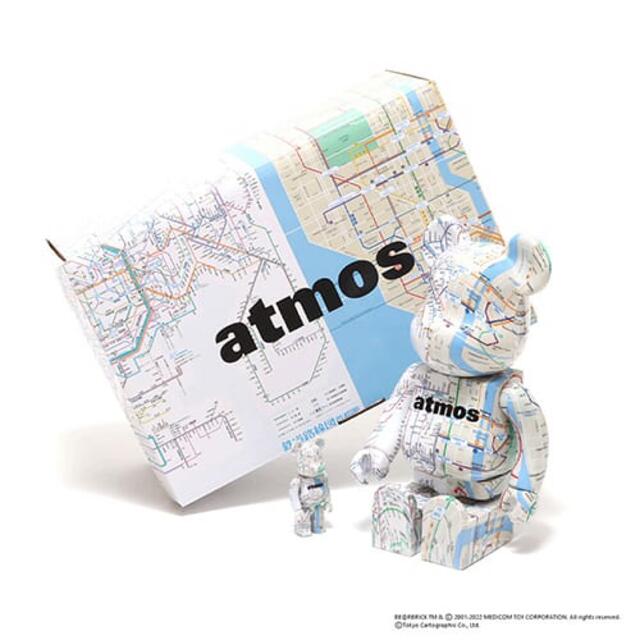 atmos(アトモス)のMEDICOM TOY BE@RBRICK atmos 100％ & 400％  エンタメ/ホビーのフィギュア(その他)の商品写真