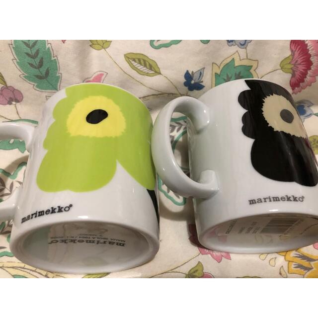 marimekko(マリメッコ)のマリメッコ   マグカップ　廃盤品　2個セット インテリア/住まい/日用品のキッチン/食器(グラス/カップ)の商品写真