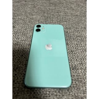 アップル(Apple)のIPhone 11グリーン     128g     5500円値下げ(スマートフォン本体)