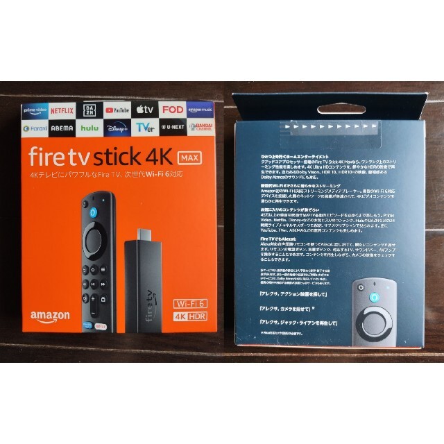 Fire TV Stick 4K Max - Alexa対応音声認識リモコン付属