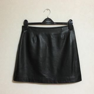 トップショップ(TOPSHOP)のTOPSHOPboutiqueリアルレザースカートeditioncityshop(ミニスカート)