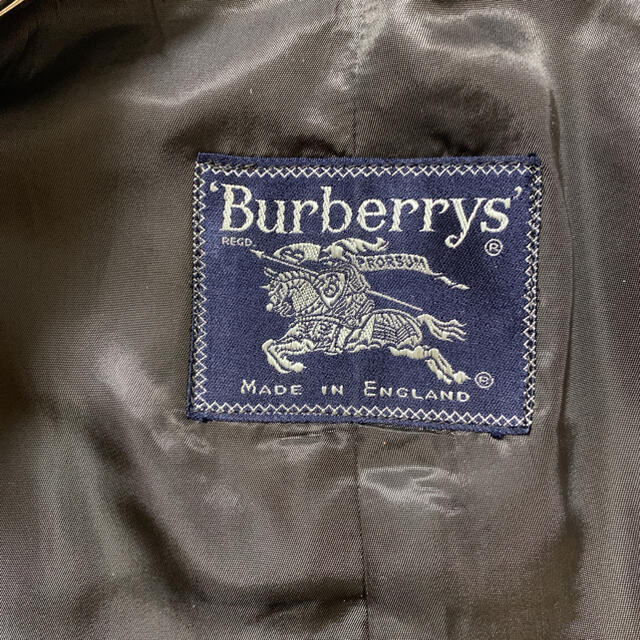 BURBERRY(バーバリー)のバーバリー 一枚袖 ハリスツイード ステンカラー バルマカーン ビンテージ メンズのジャケット/アウター(ステンカラーコート)の商品写真
