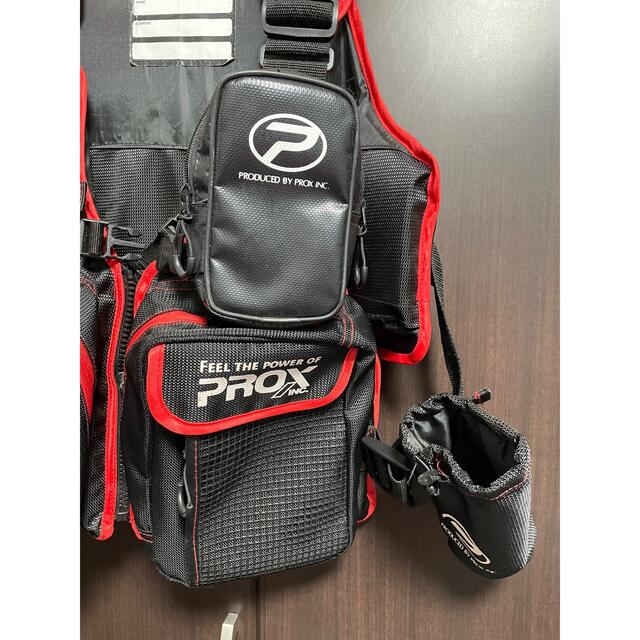 中古美品 PROX ライフジャケット スポーツ/アウトドアのフィッシング(ウエア)の商品写真