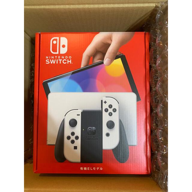 Nintendo Switch(ニンテンドースイッチ)の◆新品◆ Nintendo Switch  有機ELモデル ホワイト エンタメ/ホビーのゲームソフト/ゲーム機本体(家庭用ゲーム機本体)の商品写真