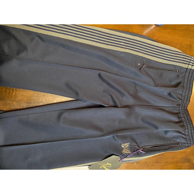 Needles track pants navy ストレート | dondiegosanta.com