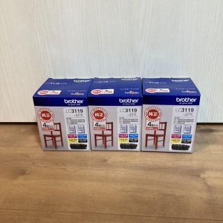 ブラザー(brother)のbrother 純正インクカートリッジ LC3119-4PK 3箱セット(オフィス用品一般)