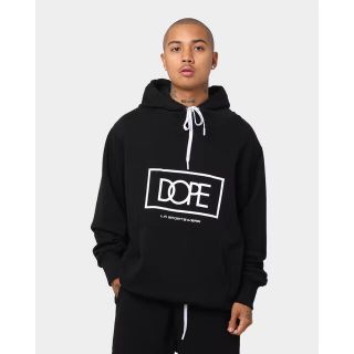 【海外限定】DOPE ×カルチャーキングス パーカー 黒