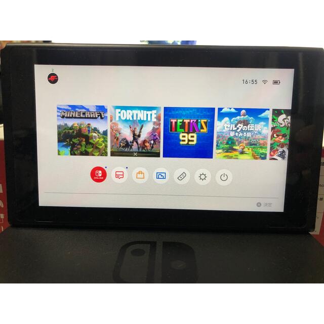 Switch本体　マイクラ付き　難あり！