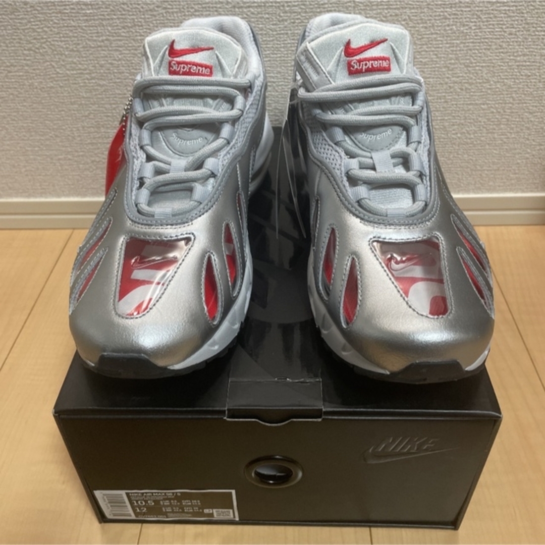 キムタク着★Supreme/Nike Air Max96 Silver27.5