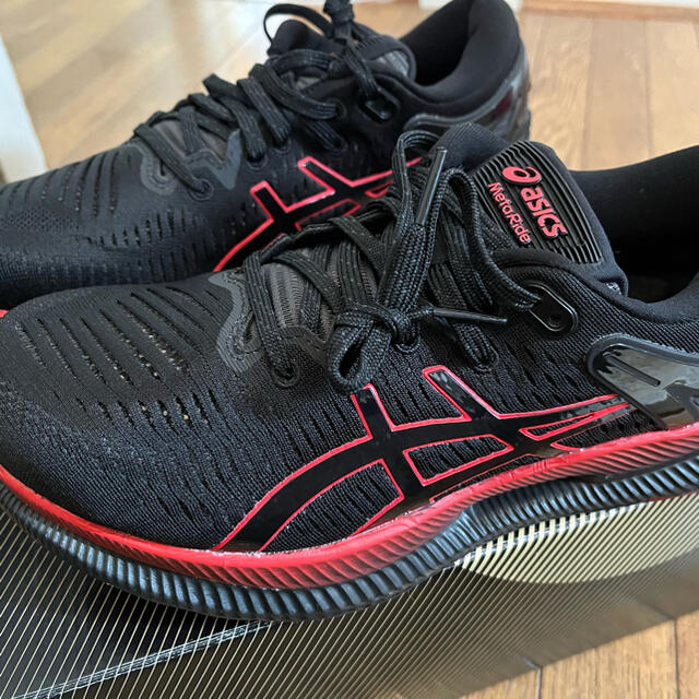 asics - asics MetaRide メタライド BLACK/RED 26.0の通販 by つな's