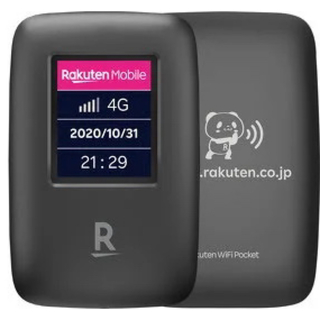 ラクテン(Rakuten)の【良品】楽天 Rakuten WiFi Pocket R310 ブラック(PC周辺機器)