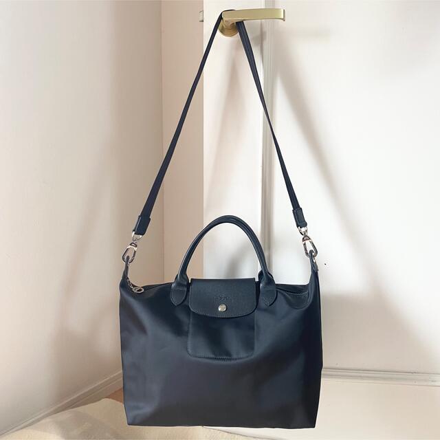 ロンシャン LONGCHAMP トートバッグ ネオ プリアージュ 2way 黒 6