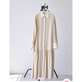 トゥデイフル(TODAYFUL)のトゥデイフル  Dot Shirts Dress ワンピース　ドレス(ロングワンピース/マキシワンピース)