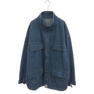 テンダーロイン(TENDERLOIN)のTENDERLOIN テンダーロイン MOCK BDU DENIM JKT モックネックデニムジャケット インディゴ(Gジャン/デニムジャケット)