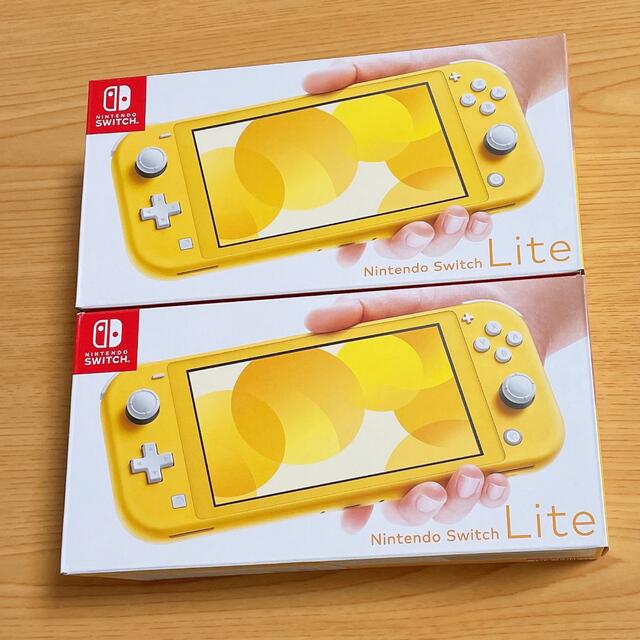 新品未使用　Nintendo Switch Lite イエロー 本体　2台