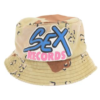 クロムハーツ(Chrome Hearts)のCHROME HEARTS クロムハーツ 21AW ×MATTY BOY Sex Records Chocochip Camo Bucket Hat ×マッティボーイ セックスレコード チョコチップカモバケットハット 迷彩帽子(ハット)