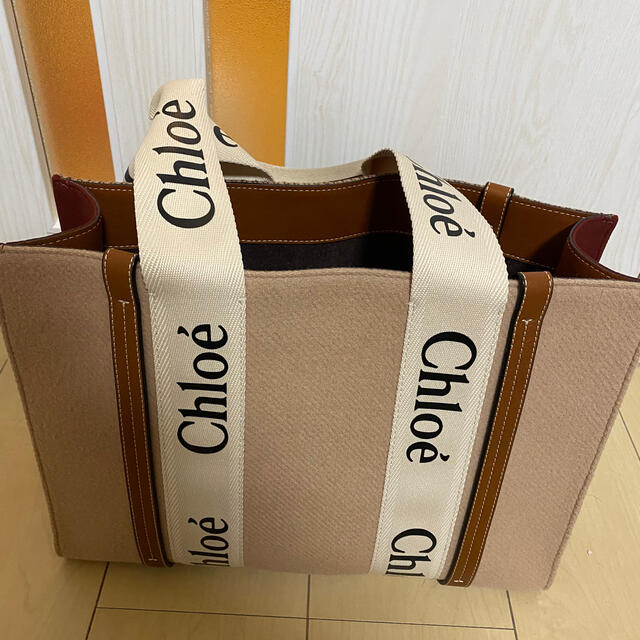 【専用出品】Chloe “woody”ミディアムトートバッグ