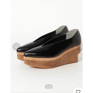定価以下!Ameri VINTAGE ウッドプラットフォームパンプス アメリ