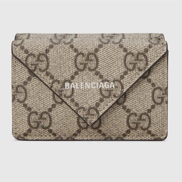 Gucci(グッチ)のGUCCI×BALENCIAGA　ペーパーミニウォレット レディースのファッション小物(財布)の商品写真