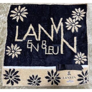 ランバンオンブルー(LANVIN en Bleu)の【新品未使用】ランバンオンブルー  タオルハンカチ　ハンカチ(ハンカチ)