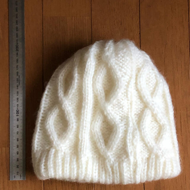 白い帽子 レディースの帽子(ニット帽/ビーニー)の商品写真