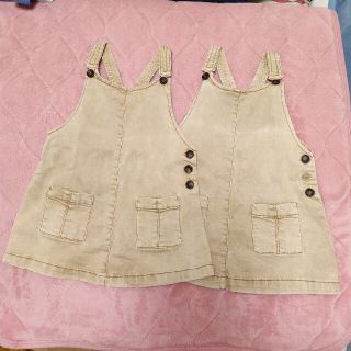 ザラキッズ(ZARA KIDS)のZara BabyGirl /ジャンバースカート/双子(スカート)