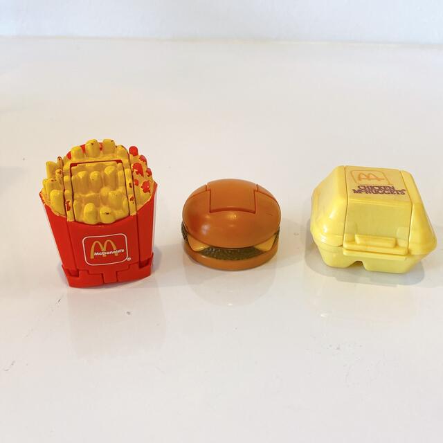 マクドナルド おもちゃ レトロ ポテト ハンバーガー ナゲット 変身 ロボット