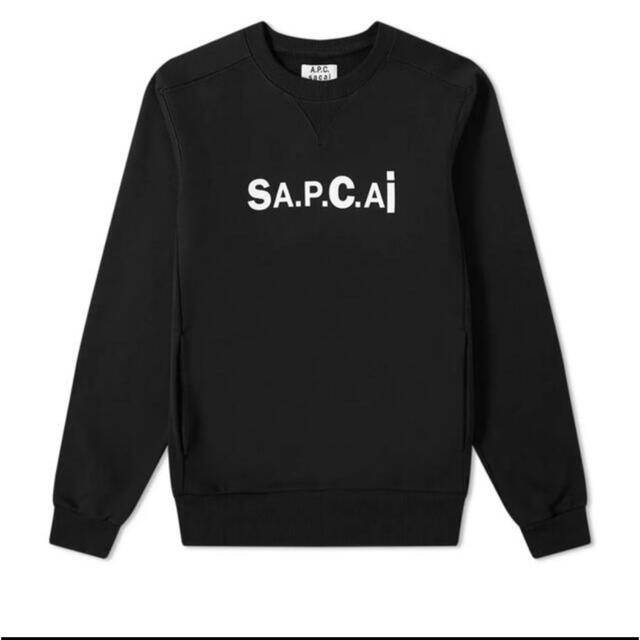 sacai(サカイ)のsacai×APC スエット size M 黒 メンズのトップス(スウェット)の商品写真