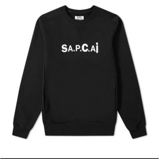 サカイ(sacai)のsacai×APC スエット size M 黒(スウェット)