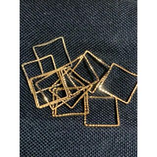 ハンドメイド素材 金具 四角 スクエア(各種パーツ)