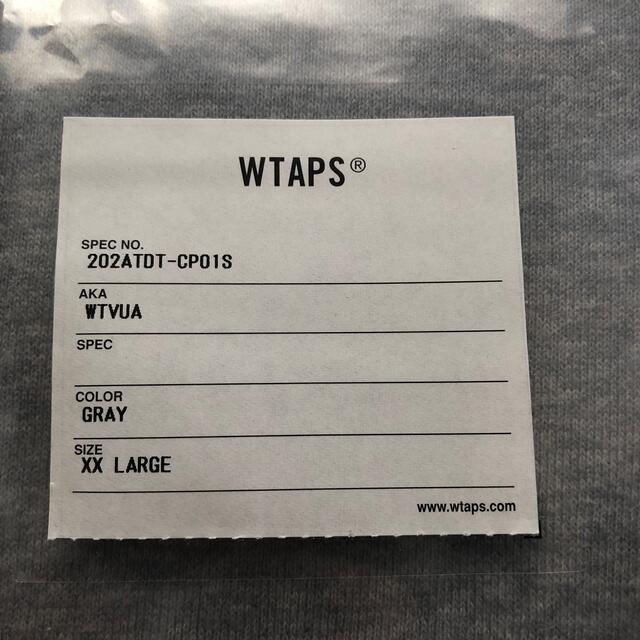 W)taps(ダブルタップス)のWTAPS 2020AW WTVUA 202ATDT-CP01S  グレー メンズのトップス(スウェット)の商品写真